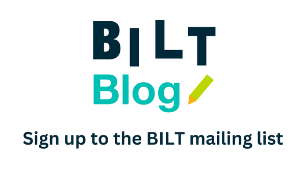 BLIT blog logo links to the BILT mailing list sign up form.